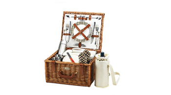 Cheshire Basket for 2 w/coffee service 